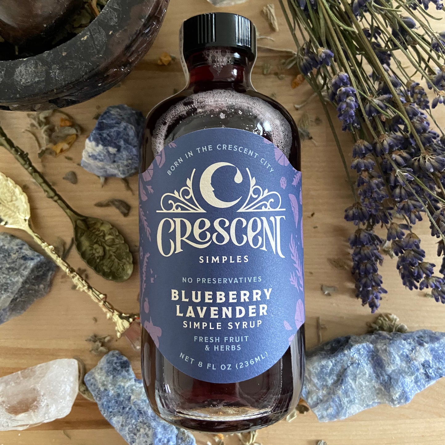 Crescent Simples Blueberry Lavender