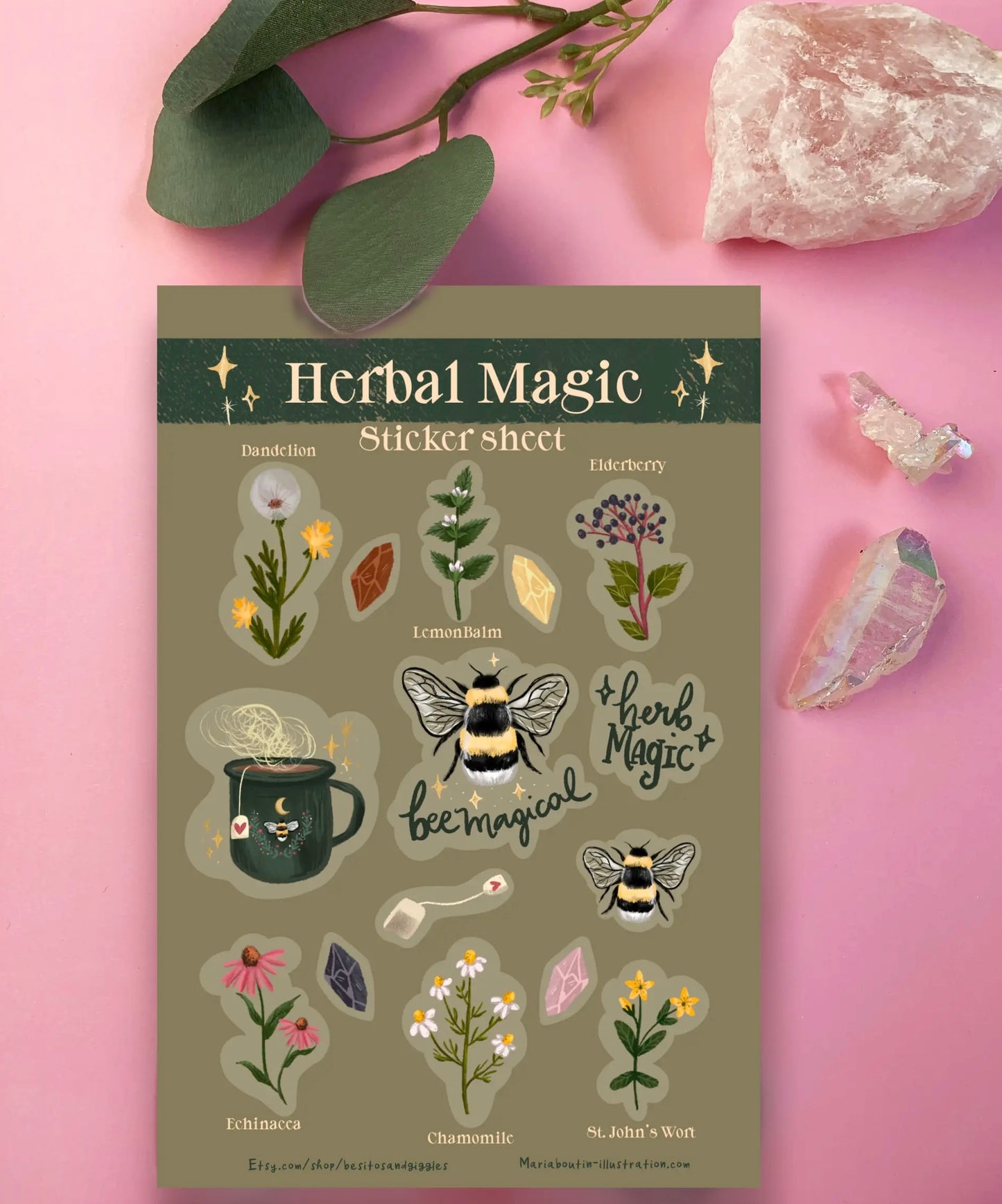 Herbal Magic Sticker Sheet