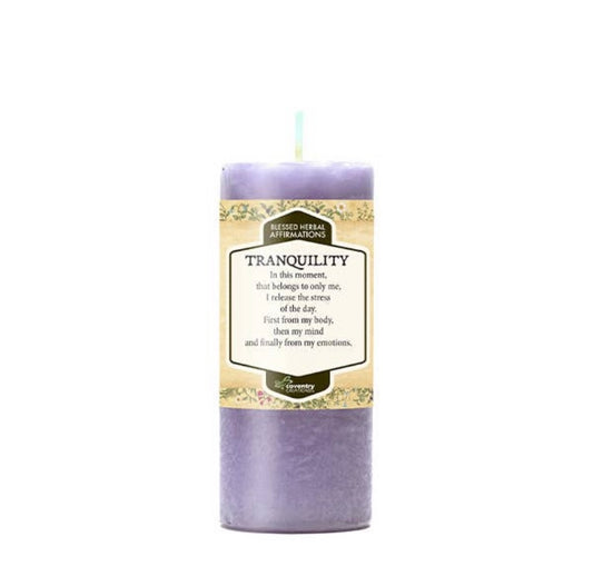 Blessed Herbal Affirmation Individual Candles